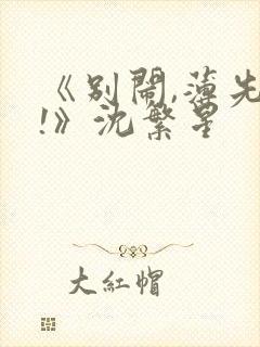 《别闹,薄先生!》沈繁星