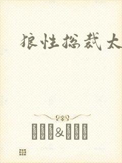 狼性总裁太凶猛