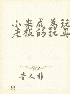 小米成为玩具店老板的玩具