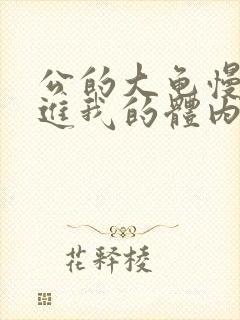 公的大龟慢慢挺进我的体内视频