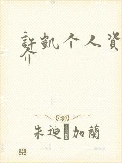 许凯个人资料简介