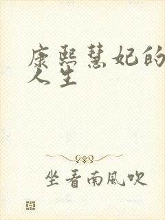 康熙慧妃的躺赢人生