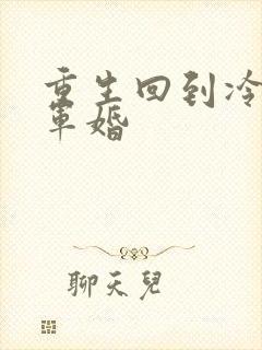 重生回到冷战前军婚