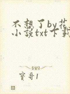 不想了by花卷小说txt下载