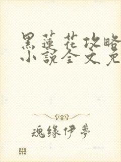 黑莲花攻略手册小说全文免费阅读笔趣阁