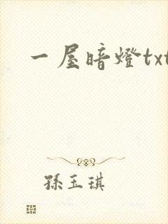 一屋暗灯txt