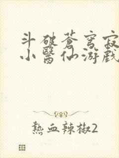 斗破苍穹寂寞的小医仙游戏世界