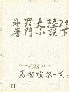 斗罗大陆2绝世唐门小说下载