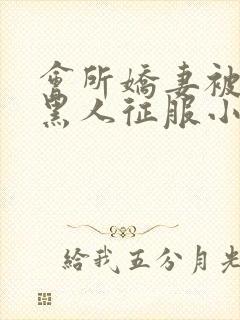 会所娇妻被多个黑人征服小说