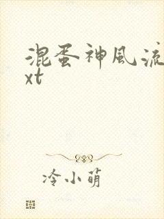 混蛋神风流史txt