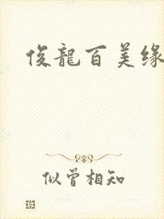 俊龙百美缘小说