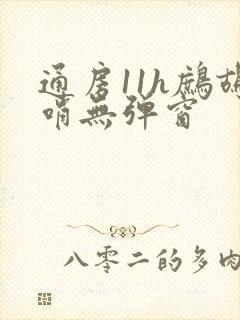 通房11h鹧鸪哨无弹窗