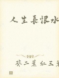 人生长恨水长东