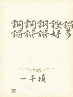 铜铜钢铿锵锵锵锵锵锵好多少阅读