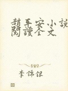 赵平安小说免费阅读全文