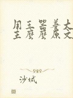 用玉器养大的公主么么原文