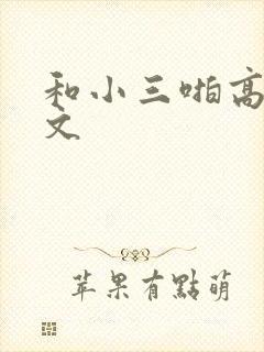 和小三啪高辣h文