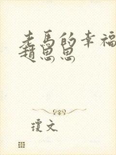 老马的幸福生活赵思思