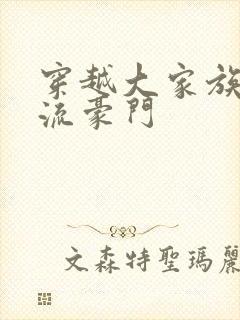 穿越大家族之风流豪门