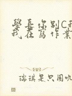 学长你别C我了我在写作业