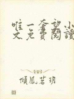 唯一奢望小说全文免费阅读