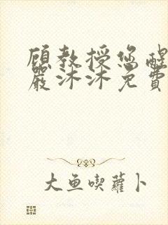 顾教授您醒了吗严沐沐免费阅读全文小说