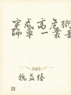 穿成高危职业之师尊 一丛音