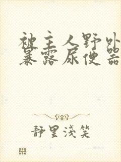 被主人野外调教暴露尿便器