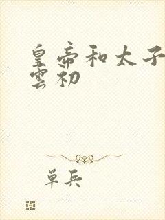 皇帝和太子妃h云初