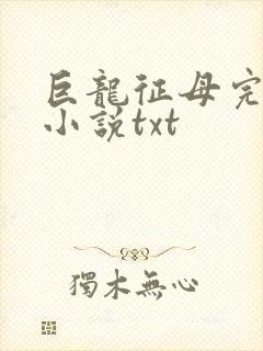 巨龙征母完结版小说txt