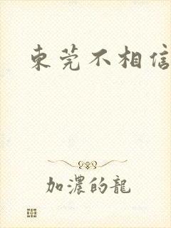 东莞不相信眼泪