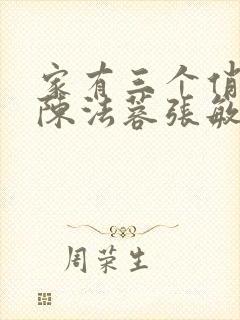 家有三个俏媳妇陈法蓉张敏