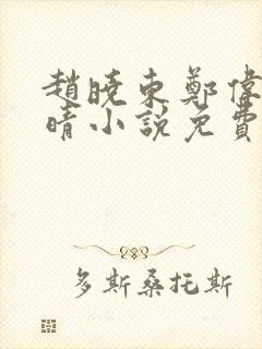 赵晓东郑伟吴雪晴小说免费阅读