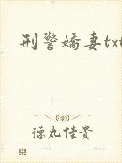 刑警娇妻txt