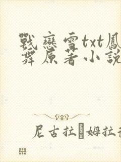 战恋雪txt凤舞原著小说