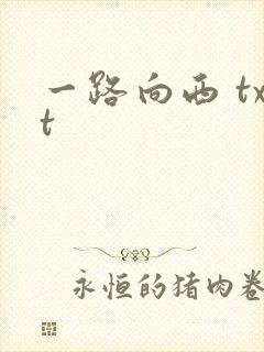 一路向西 txt