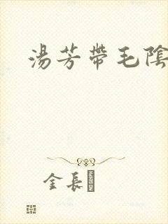 汤芳带毛阴部