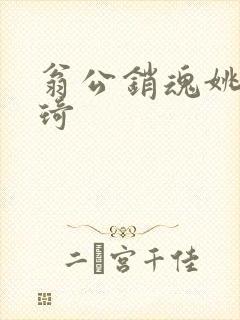 翁公销魂姚瑶琦琦