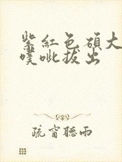 紫红色硕大噗呲噗呲拔出