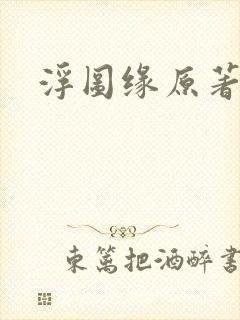 浮图缘原著小说