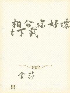 相公你好坏txt下载