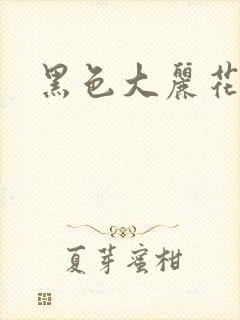 黑色大丽花图片
