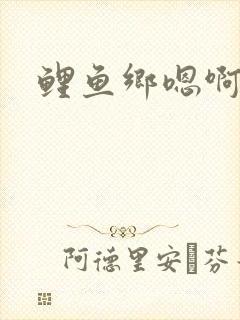 鲤鱼乡嗯啊