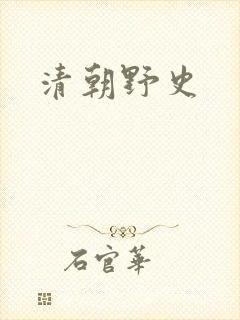 清朝野史