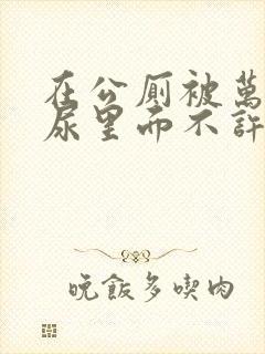 在公厕被万人C尿里面不许漏出来