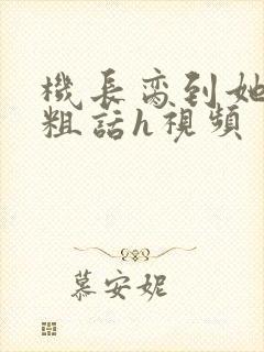 机长脔到她哭h粗话h视频