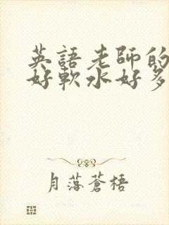 英语老师的兔子好软水好多