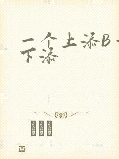 一个上添B一个下添