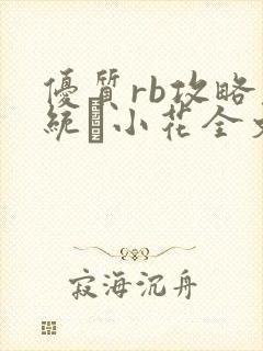 优质rb攻略系统寀小花全文免费阅读