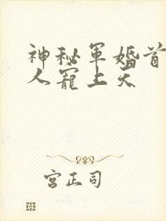 神秘军婚首长大人宠上天
